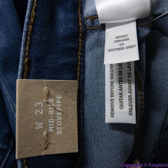 NEW Madewell Mid-Rise Stovepipe Jeans in Leman Wash, 23 - Picture 14 of 16